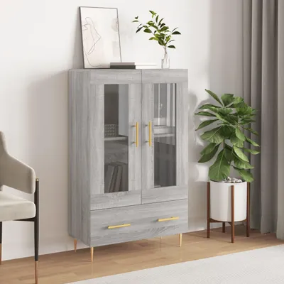 Zdjęcie produktu dla vidaXL Deska barowa szara Sonoma 69,5x31x115 cm Materiał drewnopochodny