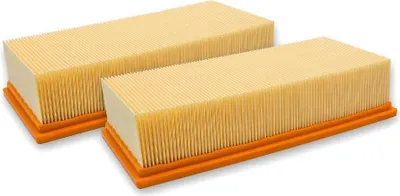 Produktbild von vhbw 2x Flachfaltenfilter F7 kompatibel mit Kärcher VC 300 Staubsauger