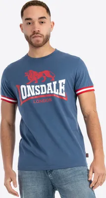 Image de T-shirt homme regular fit KERGORD Navy/Red/White XXL Lonsdale