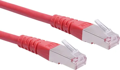 Produktbild von ROLINE Patchkabel Cat.6 (Class E) S/FTP (PiMF), rot, 5 m