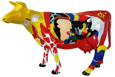 Produktbild von Abstrakte XXL 210 cm Figur Statue Design Skulptur Dekoration Außen Innen Garten