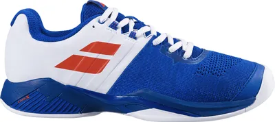 Produktbild von Babolat Propulse Blast Indoor Tennis Tennisschuhe Sportschuhe blau/weiß/rot 30S20440-4064, Schuhgröße:42 EU