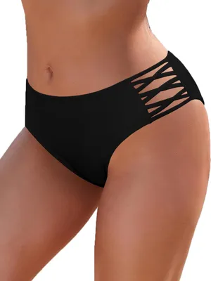 Imagen del producto de Solidchoice - Pantaleta de bikini para mujer, talle medio