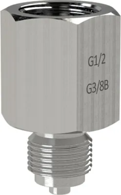 Produktbild von Riegler Manometer-Anschlussnippel, ES, G 1/4 Muffe, G 1/2 Zapfen