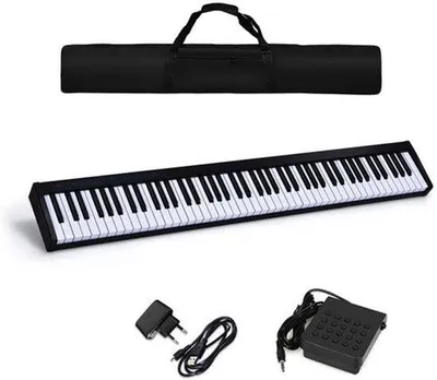 Image de Clavier de piano numérique - Instrument électronique portable - MIDI Bluetooth - Pour enfants