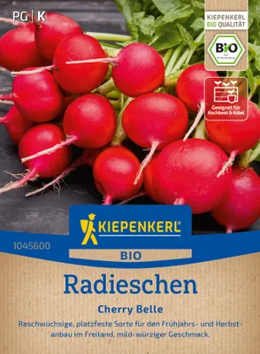 Produktbild von Kiepenkerl  Radieschensamen Cherry Belle Raphanus sativus sativus 6-8 lfd. Me