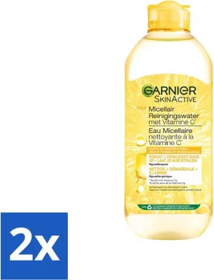Produktbild von Garnier - SkinActive - Mizellenwasser - Vitamin C - Reinigungswasser - 400 ml - Vorteilspack - 2 Stücke