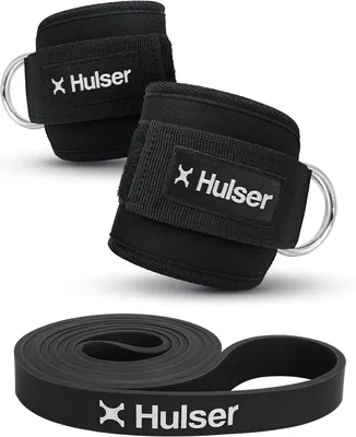 Productafbeelding van Weerstandsband 11-30 kg, 104 cm, 2 enkelstraps, voor krachttraining
