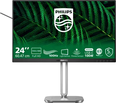 Produktbild von Philips 5000 series 24B2G5301/00 Computerbildschirm 60,5 cm (23.8") 1920 x 1080 Pixel Full HD LCD Schwarz
