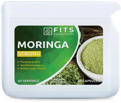 Obrázek produktu pro Moringa Strong 12 000 mg, 60 tobolek