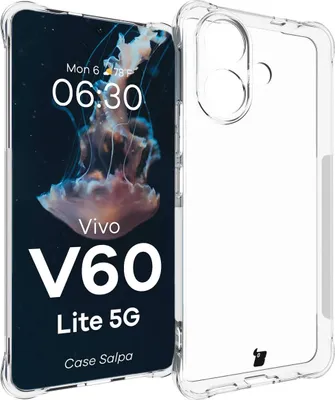 Produktbild von Flexible Handyhülle für Vivo V60 Lite 5G, Bizon Case Salpa, Transparent