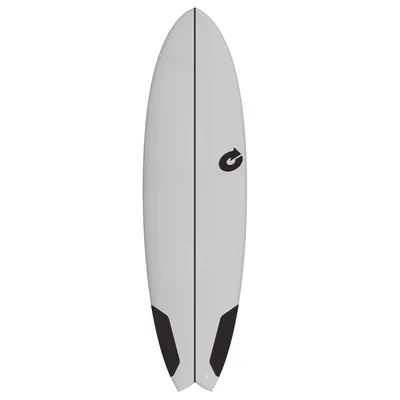 Produktbild von Surfboard TORQ Softboard EVA 6.10 Mod Fish Grau