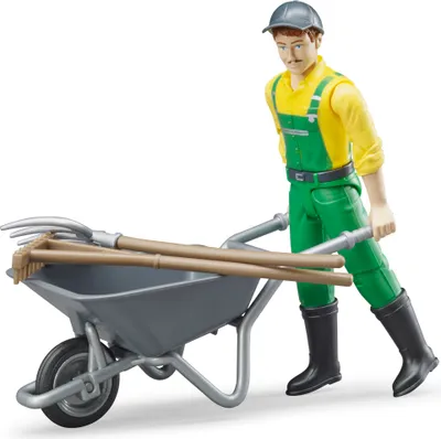 Produktbild von Bruder 62610 - Figurenset Landwirt mit Zubehör
