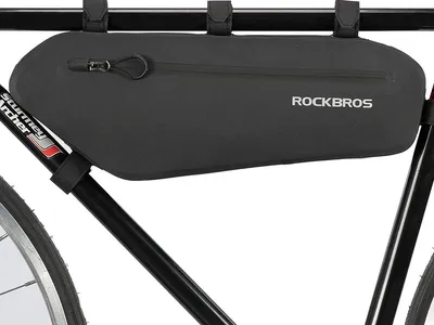 Image de Sacoche sous cadre 4L pour vélo ROCKBROS (AS-018) noir, étanche