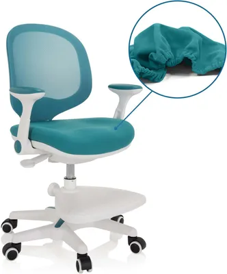 Produktbild von OFFICE Kinderstuhl KID ERGO, Stoff/Netzstoff, Blau