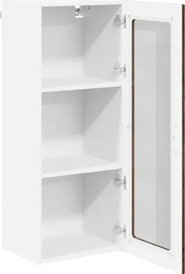 Obrázok produktu pre vidaXL Nástenná sklenená skriňa LUCCA v odtieni hnedého dubu 40 x 31 x 100 cm