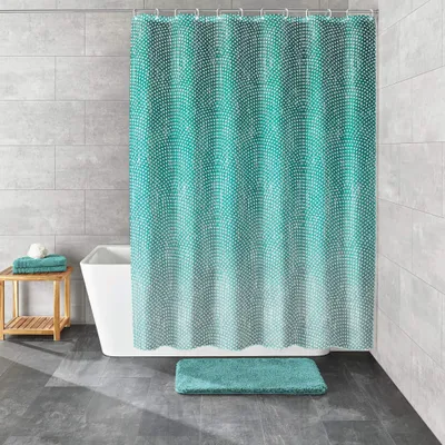 Produktbild von Kleine Wolke Duschvorhang Cascade 180x200 cm Grün