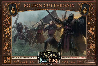 Produktbild von A Song of Ice & Fire: Tabletop Miniatures Spiel - Bolton Cutthroats Expansion Brettspiel