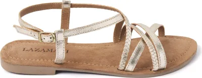 Produktbild von Lazamani Zoe Damen Ledersandalen Gold Größe 40