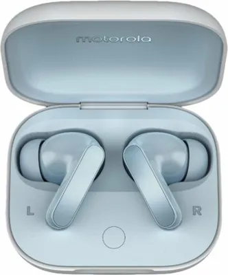 Image de Motorola Moto Buds Écouteurs Bluetooth Bleu (Glacier Blue)