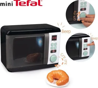 Produktbild von Smoby Tefal Mikrowelle Spielgerät - Elektronische Funktionen, Licht- und Soundeffekte, für Kinder ab 3 Jahren
