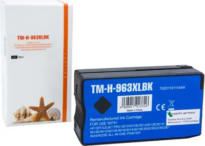 Produktbild von black Tinte/Tintenpatrone 4.1-3JA30AE [ mit Chip ]  kompatibel mit HP 3JA30AE [ 963XL ]  Seiten: 2.000