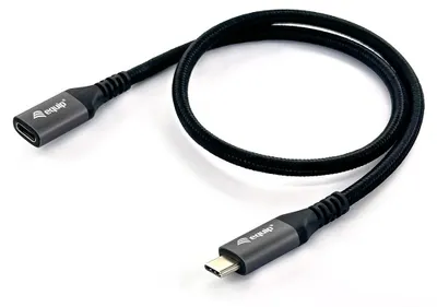 Immagine prodotto di Equip Kabel USB-C3.2->C Gen2 Erweiter.  St/Bu  1.00m schwarz