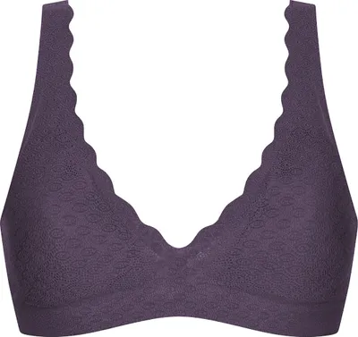 Produktbild von Sloggi Zero Feel Lace Bralette BH Ohne Bügel, Farbe: Blackcurrant Juice, Größe: L