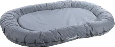 Produktbild von Flamingo Kissen Dreambay oval grau, Maße: 140 x 105 x 17 cm