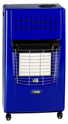 Immagine prodotto di Bartolini Stufa a Gas GPL Bella I Blu IB202IT 4200W Infrarossi Piezoelettrica 3 Piastre Ceramiche 120m³