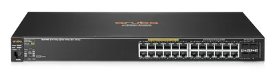 Image de HPE Aruba Networking Aruba 2530 24G PoE+, géré, L2, Gigabit Ethernet (10/100/1000), prise en charge de l'alimentation par Ethernet (PoE), montage en rack, 1U