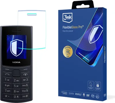 Produktbild von 3mk Display Hybridglas FlexibleGlass Pro für Nokia 110 4G 2023 0,3mm