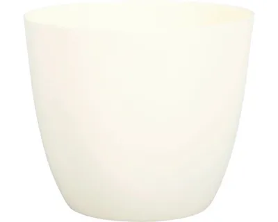 Image de Cache-pot en plastique PATRICIE Ø 11 x 10 cm beige