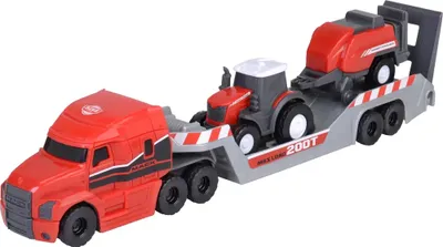Produktbild von Dickie Toys Massey Ferguson Micro Farm Truck