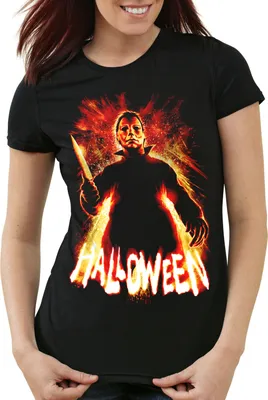 Produktbild von style3 Halloween Damen T-Shirt michael horror myers, Größe:L