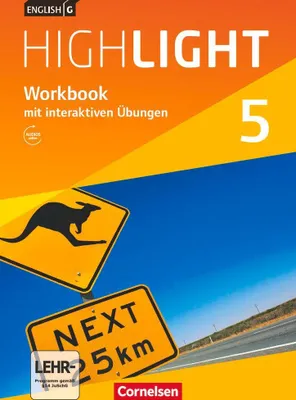Produktbild von English G Highlight Band 5: 9. Schuljahr - Hauptschule - Workbook mit Audios online und interaktiven Übungen auf scook.de