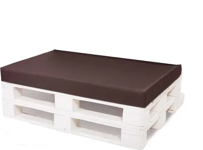 Produktbild von Palettenkissen 120x60cm  | sitzkissen | europaletten | Bodenkissen für Kinder | Balkon-Bodenkissen | palettenkissen outdoor Brown | Gartenkissen