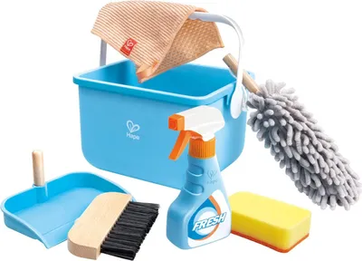Produktbild von Hape Putzspielzeug Eimerset - Clean Up Bucket Set - Mehrfarbig