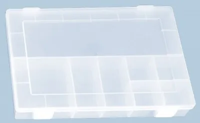 Produktbild von hünersdorff 611300, Aufbewahrungsbox, Transparent, Rechteckig, Polypropylen (PP), Einfarbig, Polypropylen