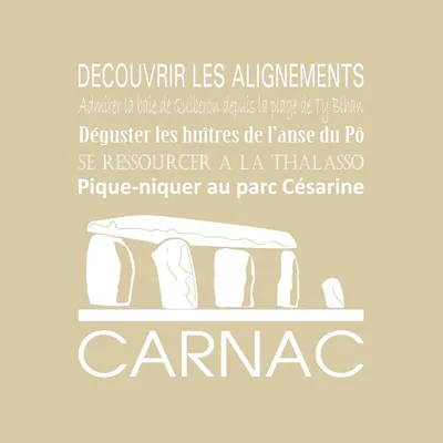 Image de Tableau sur toile Carnac beige 30x30 cm, Tableau mural moderne pour décoration intérieure