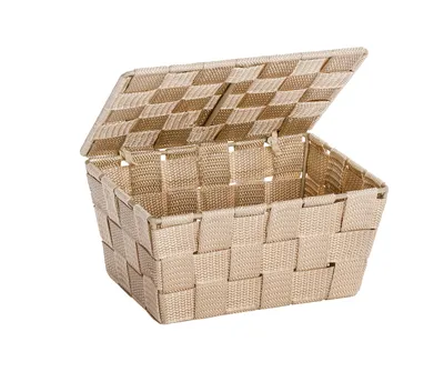 Produktbild von Aufbewahrungskorb mit Deckel Adria Beige
