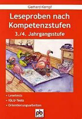 Produktbild von Leseproben nach Kompetenzstufen