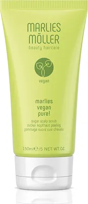 Productafbeelding van Marlies Möller Marlies Vegan Pure! Suiker scrub voor de hoofdhuid, haarpeeling voor alle haartypes, 150 ml