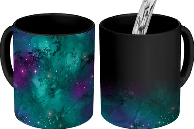 Produktbild von MuchoWow® Zauber Tasse Zaubertasse Magic Raum - Marmor - Farbe - Muster 350 ml Farbwechsel Becher Geschenk Geschenkidee - Magic-Tasse - Fototasse - Keramiktassen - Bilder - Tasse Kaffee - Getränkbeche
