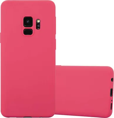 Produktbild von Cadorabo Hülle für Samsung Galaxy S9 Schutzhülle in Rot Handyhülle TPU Silikon Etui Case Cover