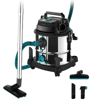 Nass- und Trockensauger, 1400 W, 20 l, Metall, Blasfunktion, 5 m