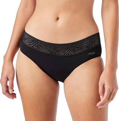 Produktbild von sloggi Period Pants Tai Light Damen Slip Periodenslip Gr. XXS Schwarz