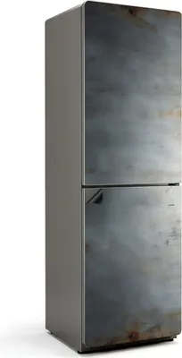 Zdjęcie produktu dla Metaliczna tekstura z zadrapaniami - Magnetyczna osłona lodówki - Folia dekoracyjna magnetyczna do kuchni - Magnetyczna dekoracja lodówki - Samoprzylepna tablica magnetyczna - Folia magnetyczna na drzwi lodówki - 60x190 cm