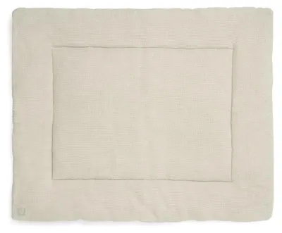 Produktbild von Jollein Krabbeldecke für Baby - Basic Knit, Nougat - Laufgittereinlage - 75x95 c