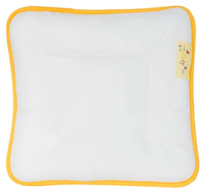 Produktbild von Traumschloss Baby Kinder Flach Kopfkissen 35 x 40 cm kuschelig weicher Bezugsstoff und atmungsaktive Faserfüllung